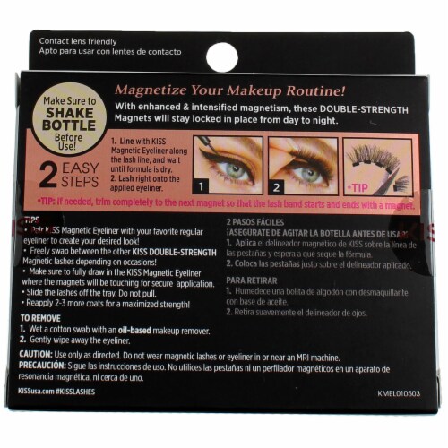 Kiss® Charm Magnetic Lashes™ False Eyelashes Perspective: back