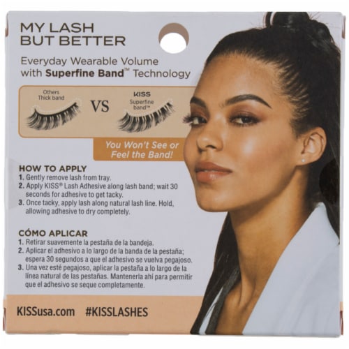 Kiss® My Lash But Better 02 False Lashes Perspective: back
