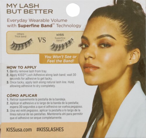 Kiss® My Lash But Better 03 So Real False Lashes Perspective: back