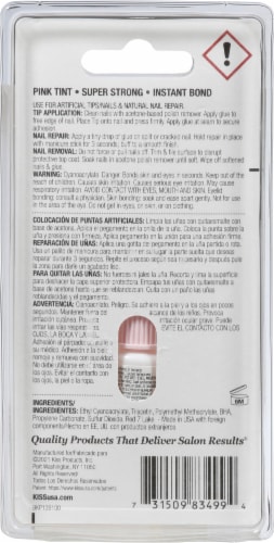 Kiss® Powerflex Pink Nail Glue Perspective: back