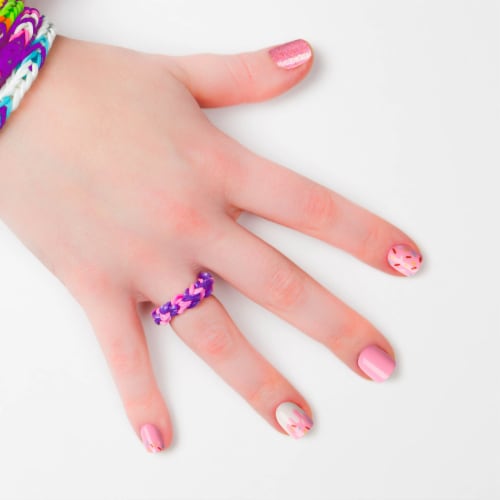 Kiss imPRESS® Super Duper Mini Press-On Manicure Perspective: back