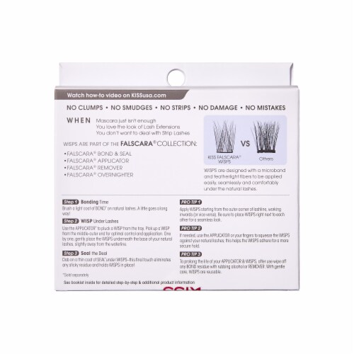 Kiss® Natural Wispy Wisps Falscara Multipack Perspective: back
