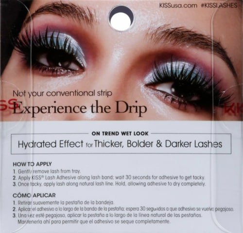 Kiss® Lash Drip Spikey X Boosted Volume Eyelash Strips Perspective: back