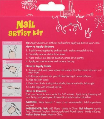 Kiss imPRESS® Kids Nail Artist Kit Perspective: back