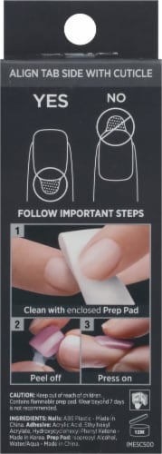 Kiss® imPRESS® Sweet Life Premium Press On Nail Kit Perspective: back