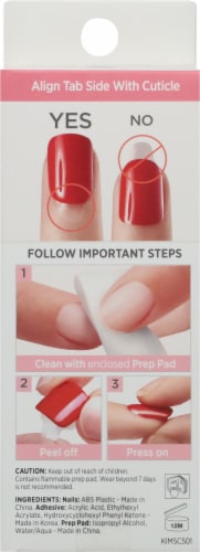 Kiss® imPRESS™ Before Sunrise Green Press-On Manicure Kit Perspective: back