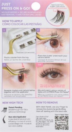 Kiss® imPRESS® Single False Eyelashes Perspective: back
