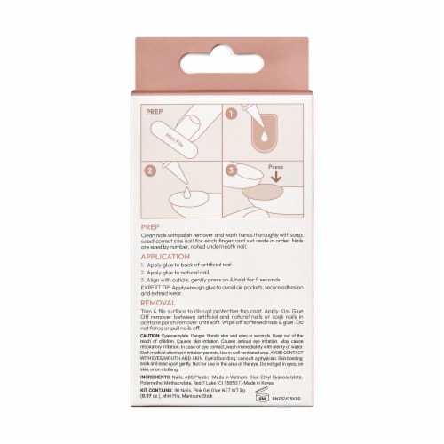 Kiss® Bare But Better™ Sculpted Nails Shine Perspective: back