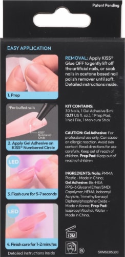 Kiss® Salon X-tend™ Nails Gloria Perspective: back
