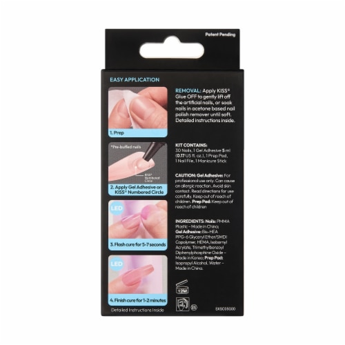 Kiss® Salon X-tend Nonsense Nails Perspective: back