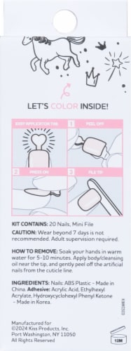 imPress Kids Peel & Press Nails Perspective: back