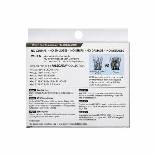 Kiss® Falscara Eyelash Wisp Multi Perspective: back