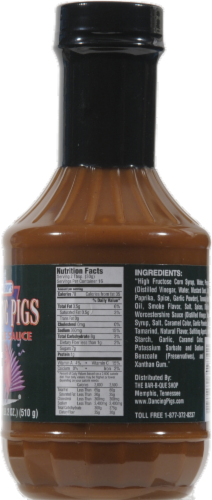 Dancing Pigs BBQ Sauce Perspective: back