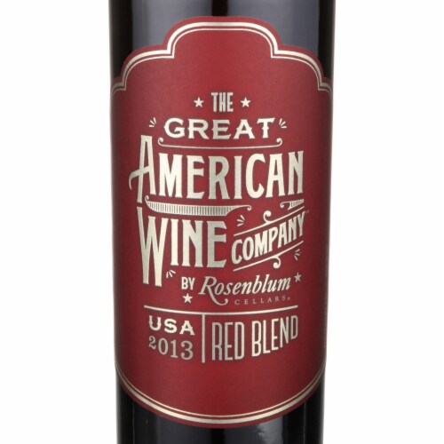 The Great American Wine Company Red Blend California Wine Perspective: back