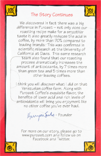 Puroast Vanilla Nut Single-Serve Cups Perspective: back