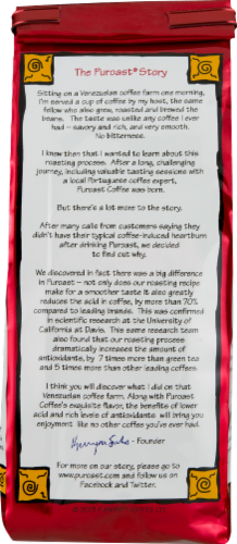 Puroast Coffee Organic Dark French Roast Coffee Perspective: back
