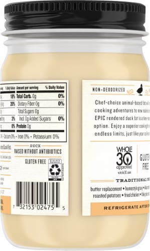 EPIC™ Cage Free Duck Cooking Fat Perspective: back