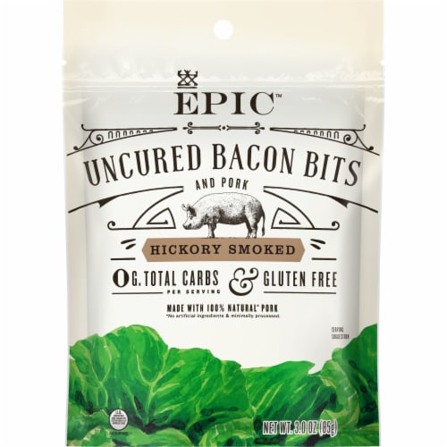 EPIC Hickory Smoked Uncured Bacon Bits Perspective: back