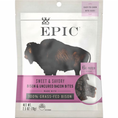 EPIC™ Sweet & Savory Bison & Uncured Bacon Bites Perspective: back