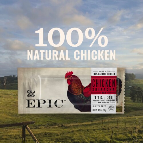 EPIC Chicken Sriracha Protein Bars Perspective: back