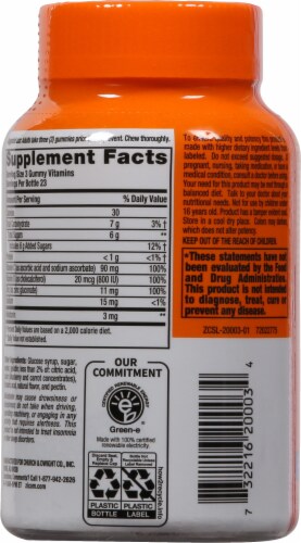 Zicam Sleep + Immune Support Gummies Perspective: back