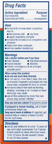 Zicam® Intense Sinus Relief Nasal Spray Perspective: back