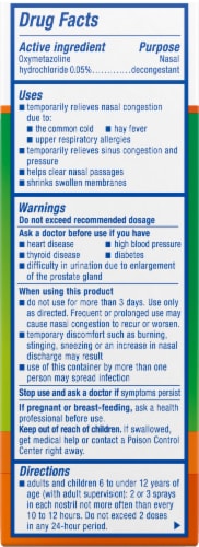 Zicam® Extreme Congestion Relief with Soothing Aloe Vera No Drip Nasal Spray Perspective: back
