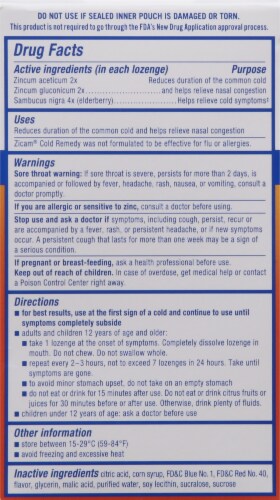 Zicam® Cold Remedy Pre-Cold® Fighter Perspective: back