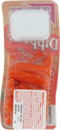 Carrot Sticks- With Ranch Dip - Crunch Pak Perspective: back