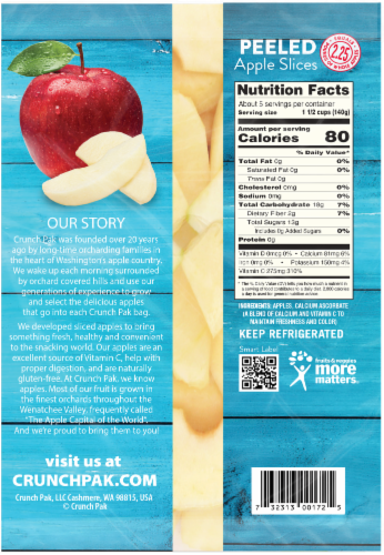 Crunch Pak® Peeled Apple Slices Perspective: back
