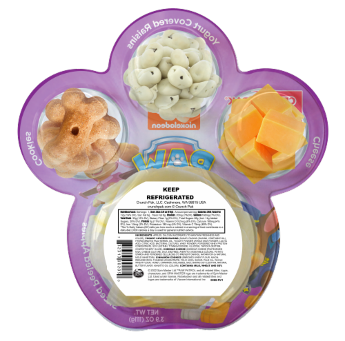 Crunch Pak® Paw Patrol™ Snack Tray Perspective: back