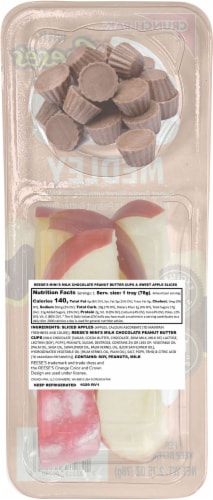 Crunch Pak® Medley With Reese's Minis and Apples Snack Tray Perspective: back