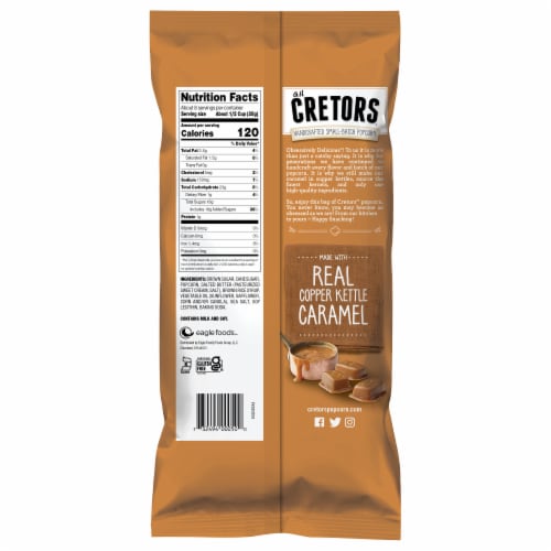 G.H. Cretors® Caramel Popcorn Perspective: back