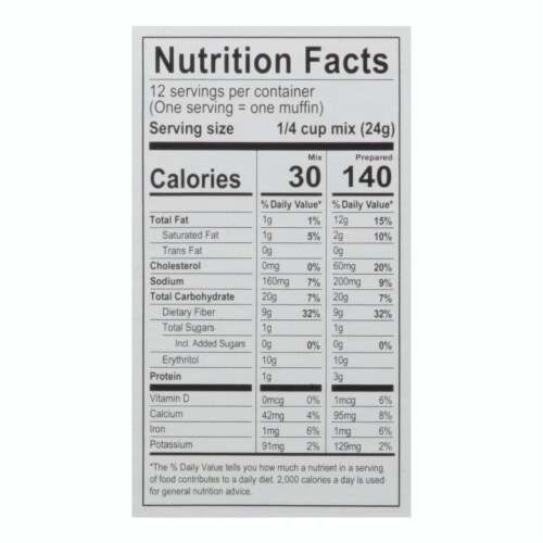 King Arthur Baking Company - Mix Muffin Keto 10 oz, Case of 8 - 10 OZ