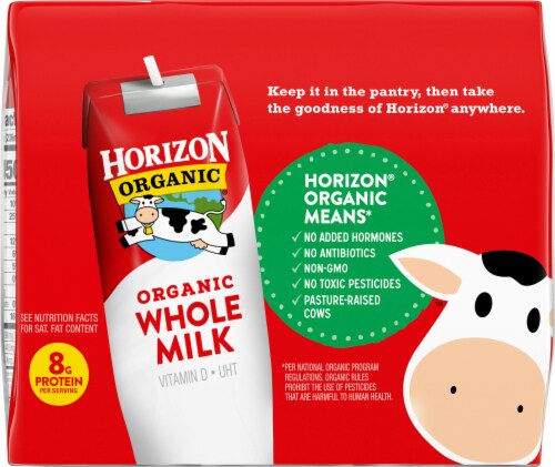Horizon Milk Whole Plain Perspective: back