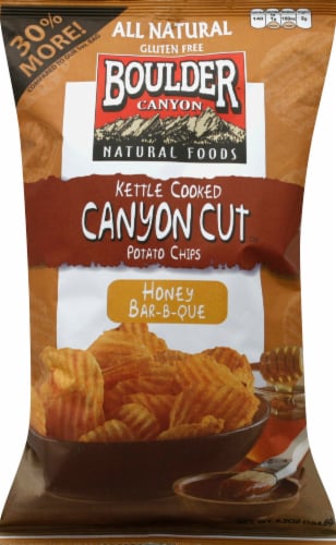 Boulder Canyon Chip Cut Canyon Honey BBQ Perspective: back