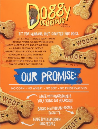 Doggy delirious grain free peanut butter bones outlet