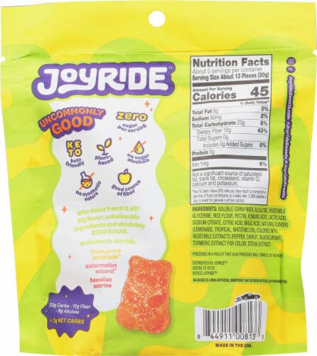 Joyride Gummies Sour Fruit Zero, 6 pk / 5.4 oz - Kroger