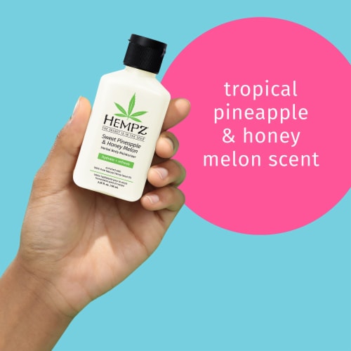 Hempz Lotion Pineapple Honey Melon Perspective: back