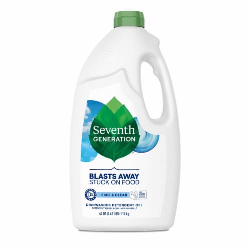 Seventh Generation Free & Clear Dishwasher Detergent Gel Perspective: back
