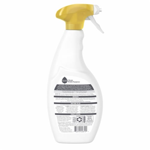 Seventh Generation Lemongrass Citrus Disinfecting Spray Perspective: back