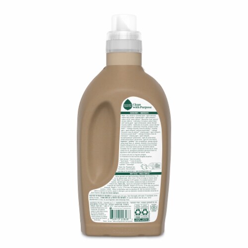 Seventh Generation Geranium Blossom & Vanilla 66 loads Concentrated Liquid Laundry Detergent Perspective: back