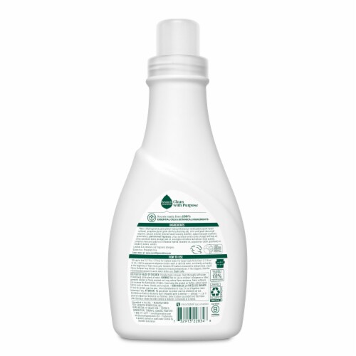 Seventh Generation Lavender Liquid Fabric Softener Perspective: back