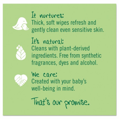 Seventh Generation® Thick & Soft Free & Clear Baby Wipes Perspective: back