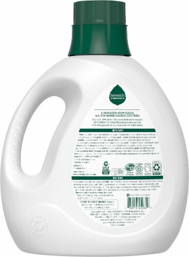 Seventh Generation™ Fresh Lavender Liquid Laundry Detergent Perspective: back