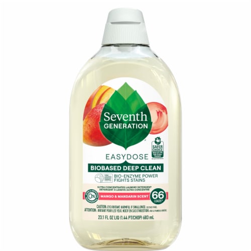 Seventh Generation EasyDose Mango & Mandarin Laundry Detergent Perspective: back