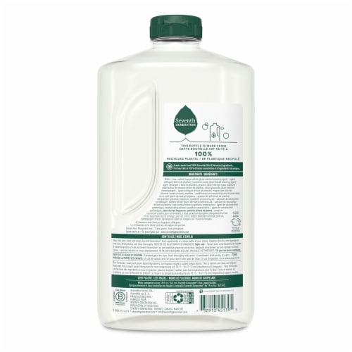 Seventh Generation Hand Dish Washing Cleaner Lemongrass & Clementine Perspective: back