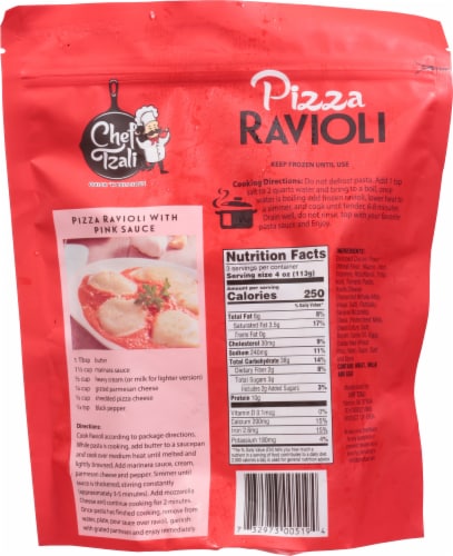 Chef Tzali Pizza Ravioli Perspective: back