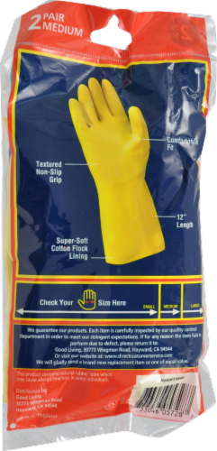 Latex Gloves Perspective: back