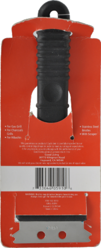Grill Worx BBQ Short Grill Brush Perspective: back